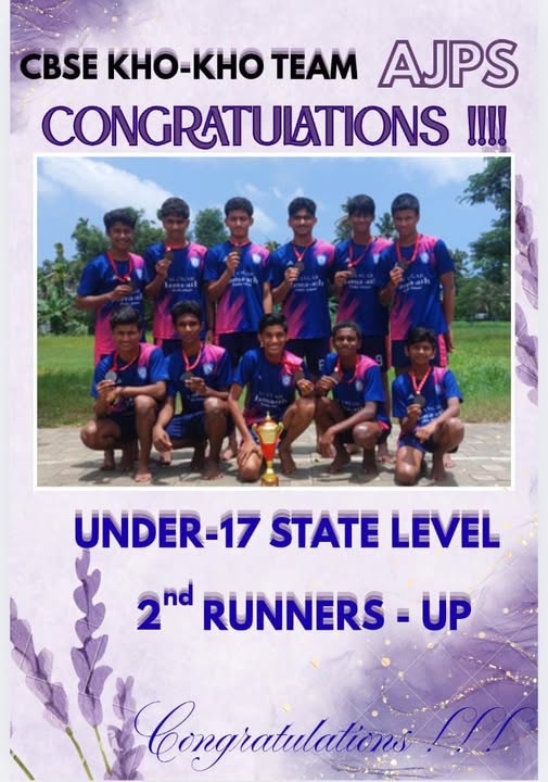 WINNERS-UNDER 17 CBSE KHO KHO 